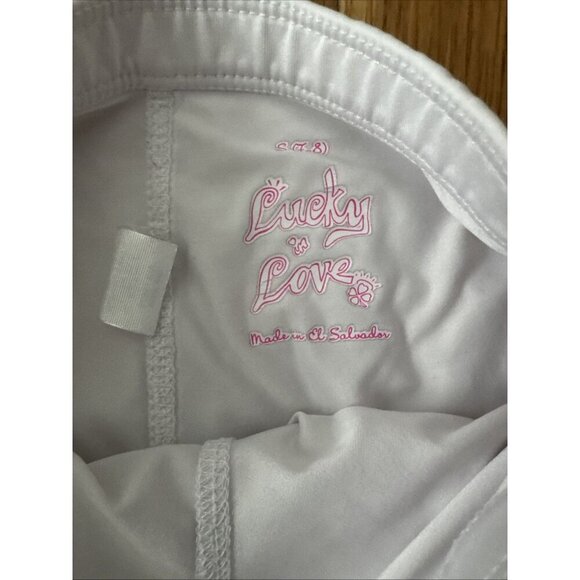 Lucky In Love Girls Tennis Golf Skort Camping Print Small 7-8 - Picture 3 of 4